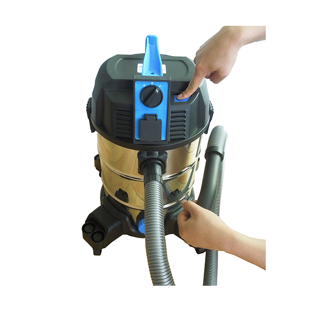 Aspirateur électrique humide et sec avec réservoir en acier inoxydable 306 35L avec bouton Push & Clean