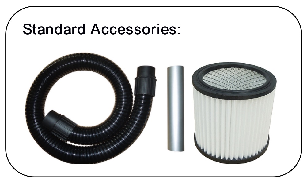 Aspirateur &agrave; cendres au lithium-ion sans fil.